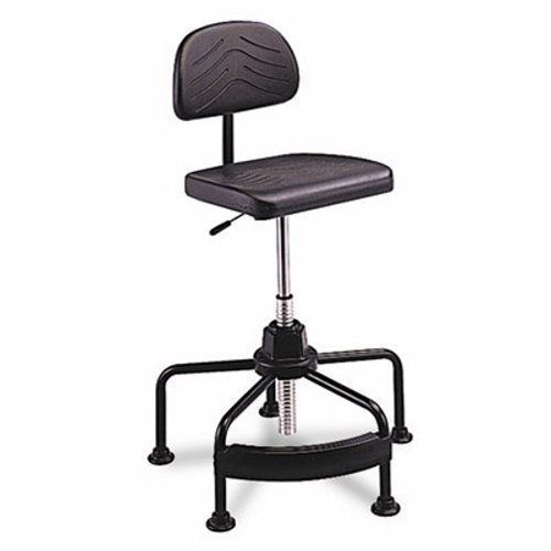 Safco TaskMaster EconoMahogany Industrial Chair, Black (SAF5117)