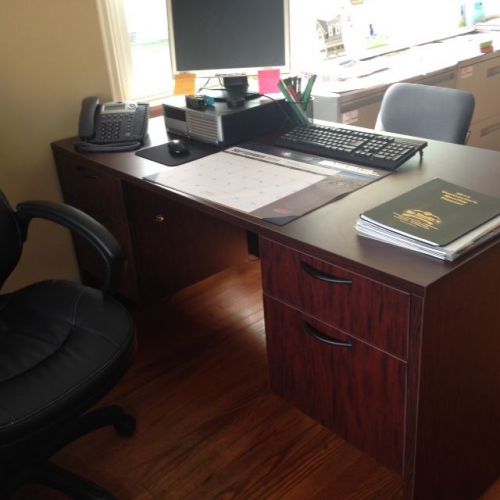 60x30 Mahogany Impression Desk