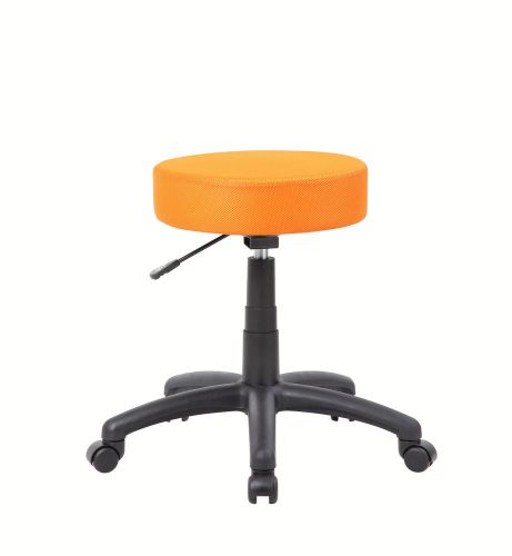 Boss office products dot stool orange for sale