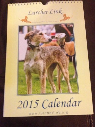 Glorious Lurchers in 2015 calendar
