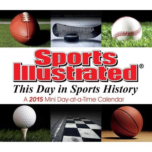 2015 SPORTS ILLUSTRATED Sports History Mini Desk Calendar NEW &amp; SEALED