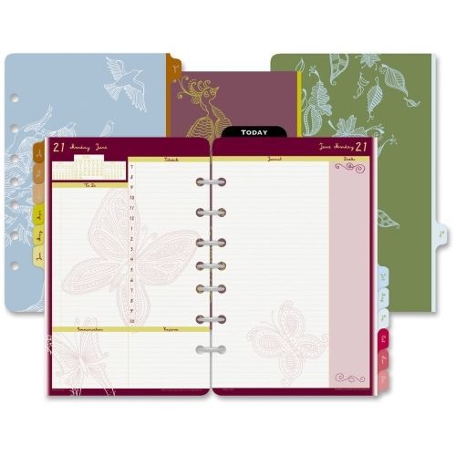 2015 Day-Timer Doodle Calendar Refill - Daily - 5.50&#034; x 8.50&#034; - Jan-Dec