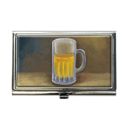 German Beer Mug Business Credit Card Holder Case