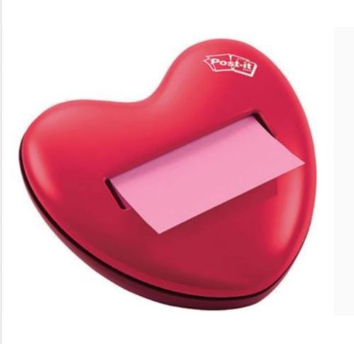 3M Post It Red Heart Shaped Pop Up Note Dispenser Model HD-330MX