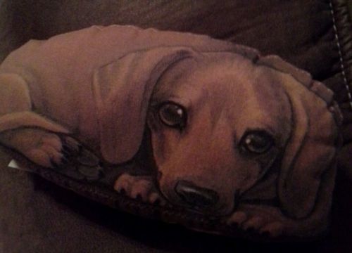 Fiddlers Elbow Dachshund Wiener Dog Pupper Weight Paper/Door Leslie Anderson USA