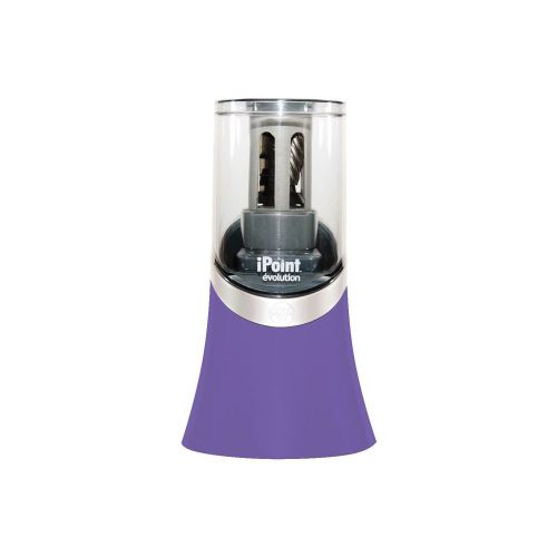 Westcott iPoint Titanium Non Stick Electric Pencil Sharpener - Purple