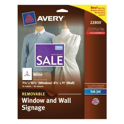 Avery Display Film - For Inkjet Print - Letter - 8.50&#034; X 11&#034; - 6 / (ave22800)