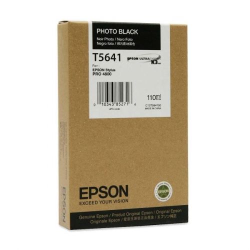 EPSON - ACCESSORIES T605100 PHOTO BLACK INK CARTRIDGE 110ML