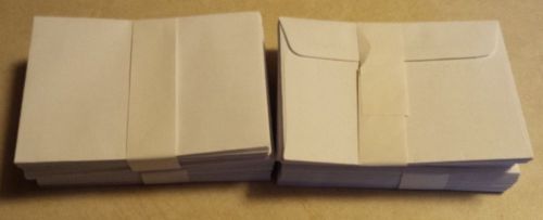 LOT OF 100- 3.5&#034; x 5&#034; SILVER FOIL LINED ENVELOPES