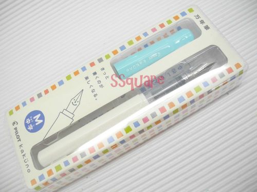 Pilot Kakuno Triangular Shaped Grip Smiling Fountain Pen +7 Ink Cartridges, SLM