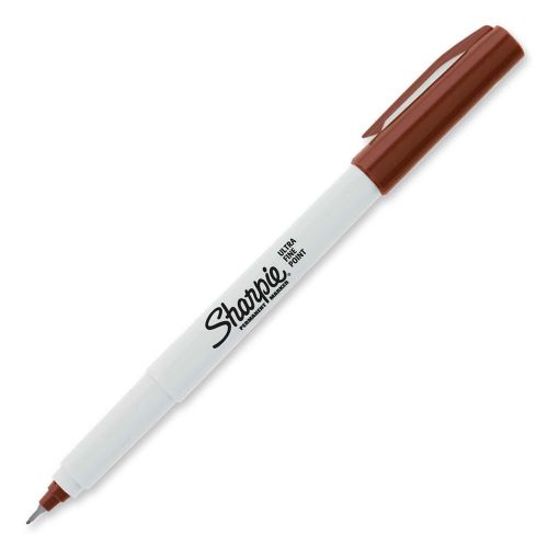 Sharpie Permanent Marker Pen Ultra Fine Brown