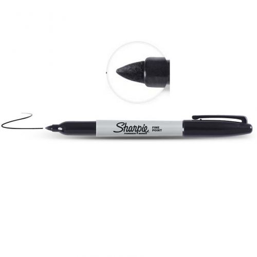 Sharpie Permanent Marker Fine Point - Black  5ct