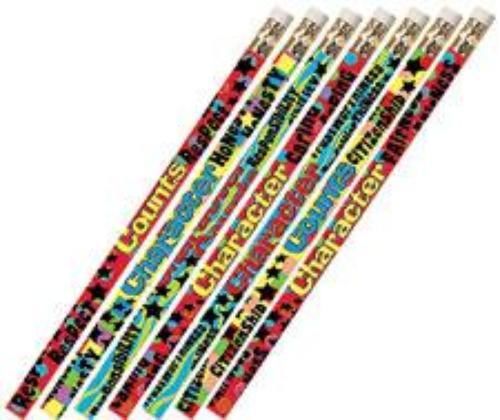 Character Matters Motivational/Fun Pencils 144/box