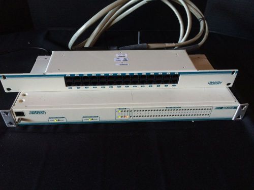 Adtran MX2800 1200290L1 M13 Multiplexer w/ Patch Panel