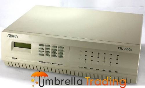 Adtran tsu 600e csu/dsu multiplexer model 1202076l1 for sale