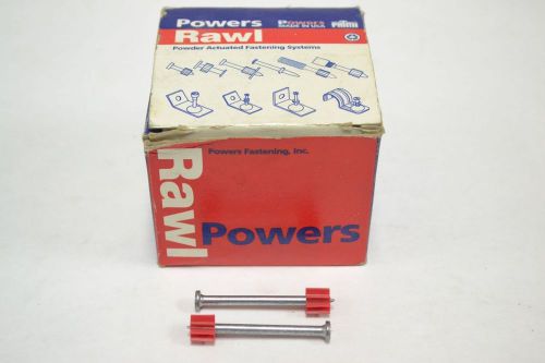 LOT 100 NEW RAWL POWERS 50038 FASTENER HARDWARE DRIVE PINS 0.3 X 2IN B288399