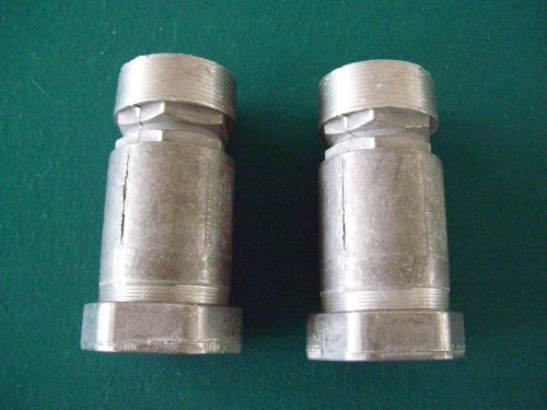 (2)  AIRPORT LIGHTING CO. PART #59E FIXTURE CONNECTORS MS-17814-1 MT TYPE C-6046