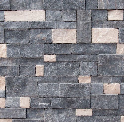 STONEHENGE Natural Stone 1.5 sqft - Large Panel - Silver Satin