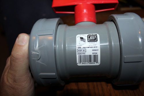 Spears tru union ball valve 1-1/2&#034; 2329-015c ips cpvc 235 psi for sale