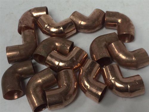 14 pcs Lot 1/2&#034; x 1/2&#034; Elbow Mueller Copper Plumbing Fitting 90 degree CxC