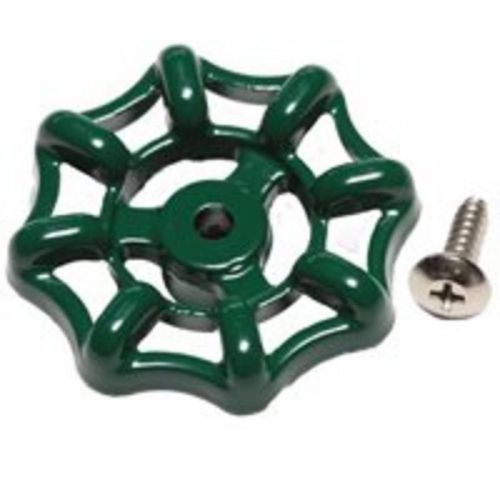 Green Wheel Handle and Screw ARROWHEAD BRASS Valve/Sillcock Handles PK1250