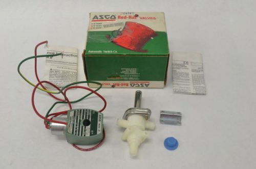 NEW ASCO HV2621491 RED HAT II 30PSI 120V-AC 1/4 IN NPT SOLENOID VALVE B235683