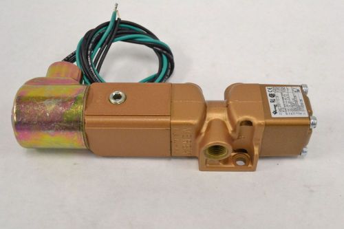 NEW VERSA VSG-2301-10-31-A120 40-175PSI 120V-AC 1/4 IN SOLENOID VALVE B289345