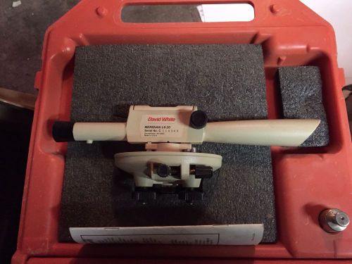 David White L6-20  Sight  Level With Hard Case