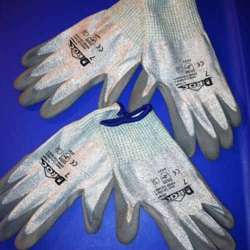 Roc by magid #4541 size- 7 polyurethane/polyester gloves *2 pair* coated/fitted for sale
