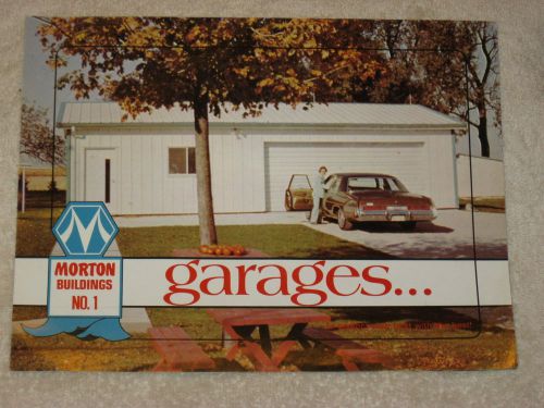 EARLY 1970&#039;s MORTON BUILDINGS GARAGES BROCHURE