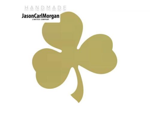 JCM® Iron On Applique Decal, Shamrock Gold