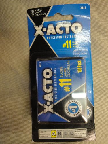 105 100 X-Acto #11 Blades 7x15 pack X 811 XC2270 xacto Knife Brand NEW x411 x811