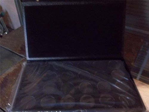24 gem jar travel display case / findings showcase 14 3/4&#034; x 8 1/4&#034; x 1&#034; - new for sale