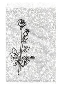 100 jewelry paper shopping gift bag 4x6 #1silver tone for sale