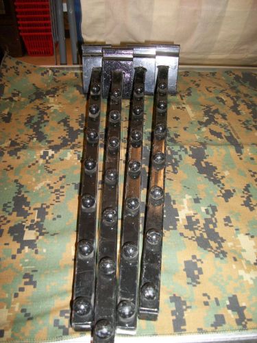 17 1/2&#034; BLACK DOWN SLANT ARM WITH 7-BALLS, LOT OF 5