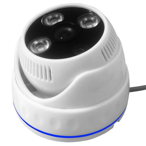 White dome cctv cam ccd sony cmos 800 tvl digital security 3.6mm ir camera lens for sale