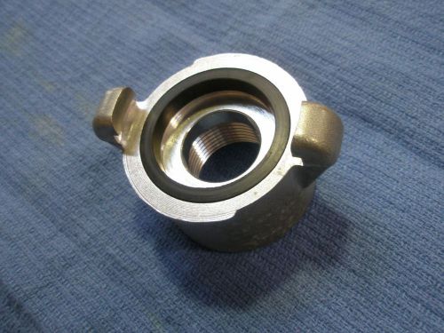 Qc forestry fire hose adapter 1&#034; npt female aluminum quarter turn usa for sale