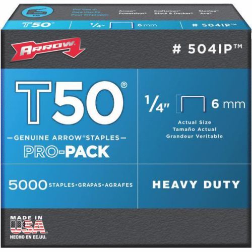 Arrow fastener 504ip t50 staples-1/4&#034; staple for sale