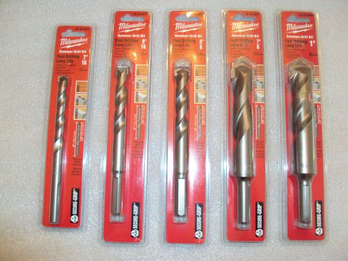 Milwaukee Hammer Drill Bit lot