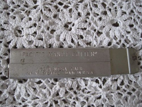 Vintage Box Cutter Pacific Handy Cutter, Costa Mesa CA #1