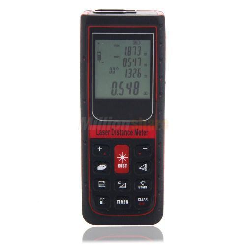 New Digital Laser Distance Meter Measurer Range Finder Area Volume 100M RZX-100