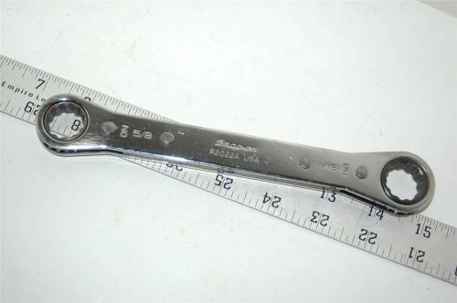 Snap on ratcheting box wrench 5/8&#039;&#039;-11/16&#039;&#039; 12 point r2022a aviation automotive for sale