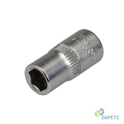 853854  Silverline Socket 1/4&#034;Drive Metric Hex Square 7mm Lifetime Guarantee