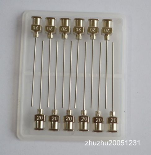 24pcs 1.5&#034;  20ga blunt stainless steel dispensing syringe needle tips for sale