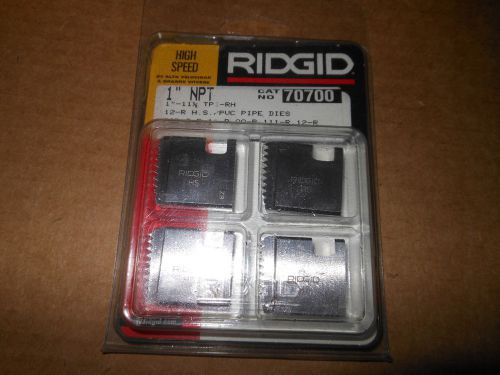 ridgid 1&#034; NPT PVC HHS dies 70700 new