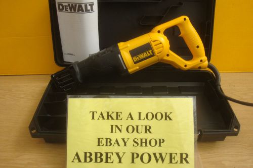 Brand new dewalt dw304pk 110v 110volt 1050watt recip sabre saw + 5 blades for sale