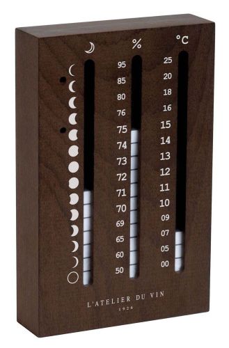 Wine Cellar Temperature and Humidity Gauge