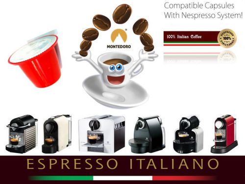 400 montedoro nespresso capsule compatible nespresso machine for sale