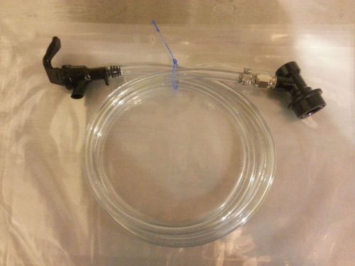 Tap Faucet 4 ft length Combo Ball-Lock Disconnect 1/4&#034; MFL Corney Cornelius Keg