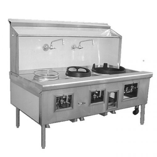 NEW American Range ARCR-3 Wok Range Natural Gas 3-Burner